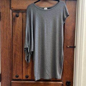 Haute Hippie Jersey Drapping Sleeve Dress/Shirt